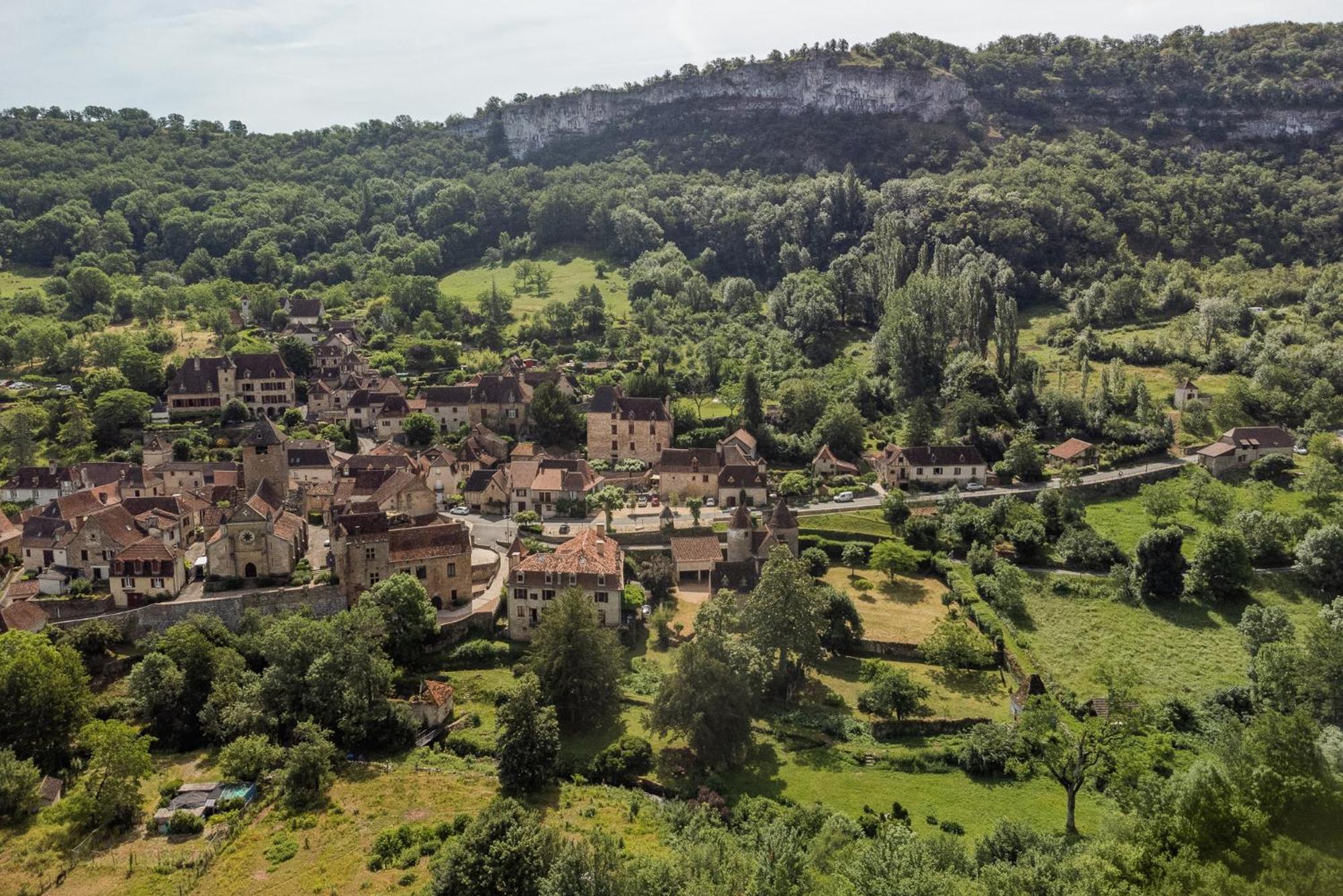 Manoir De Laroque Delprat Bed and Breakfast Autoire Exteriör bild